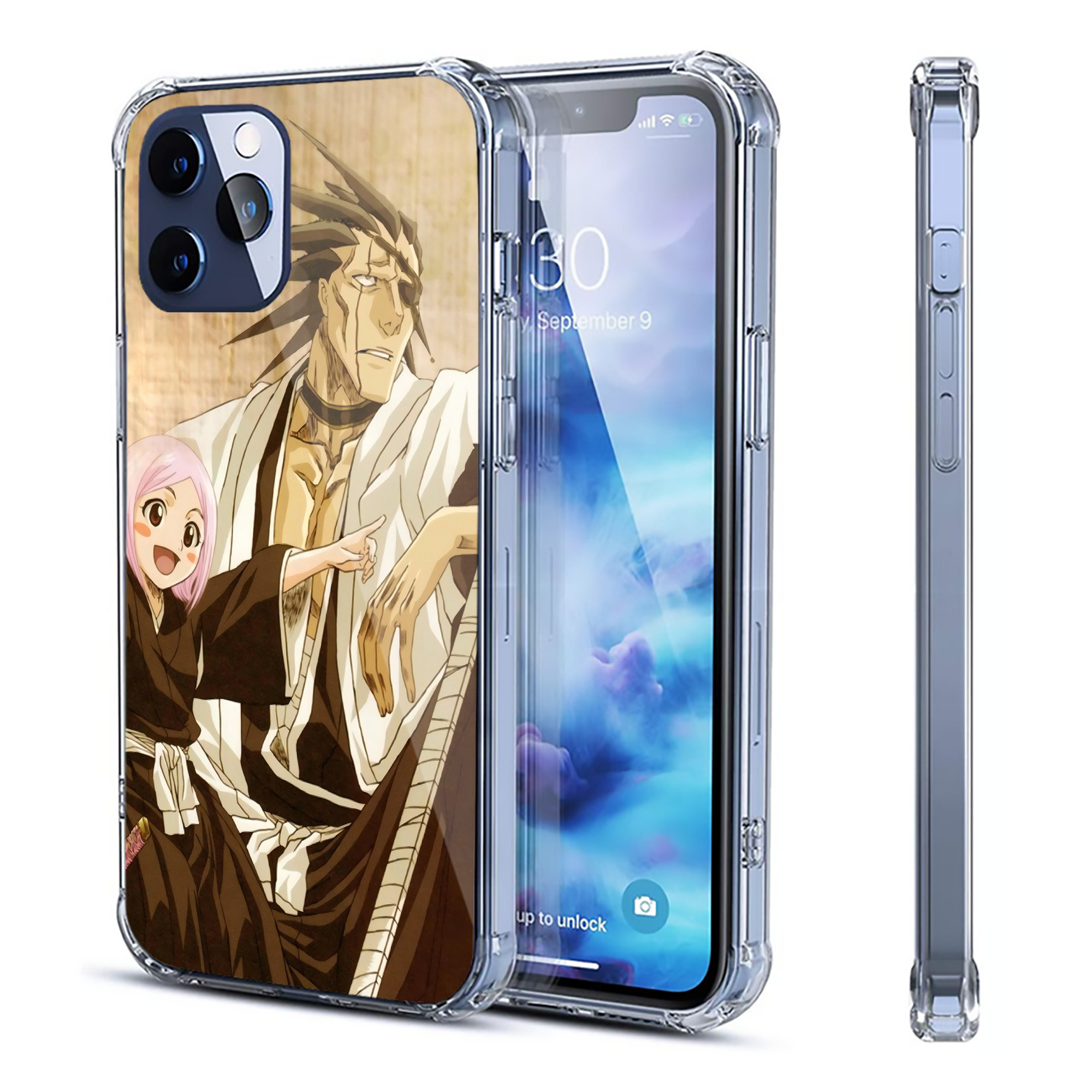 （画像用） ブリーチ BLEACH 【iPhone 12シリーズ対応】透明スマホケース（クリアソフトケース）